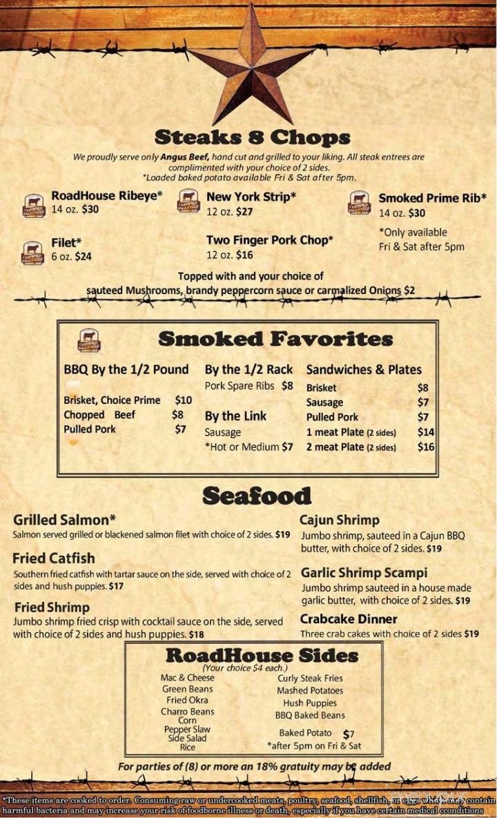 Menu page 2