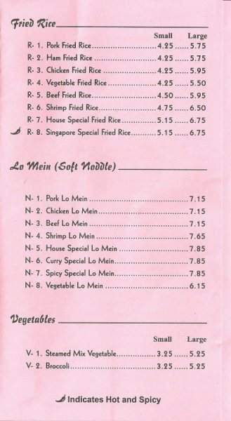 Menu page 2