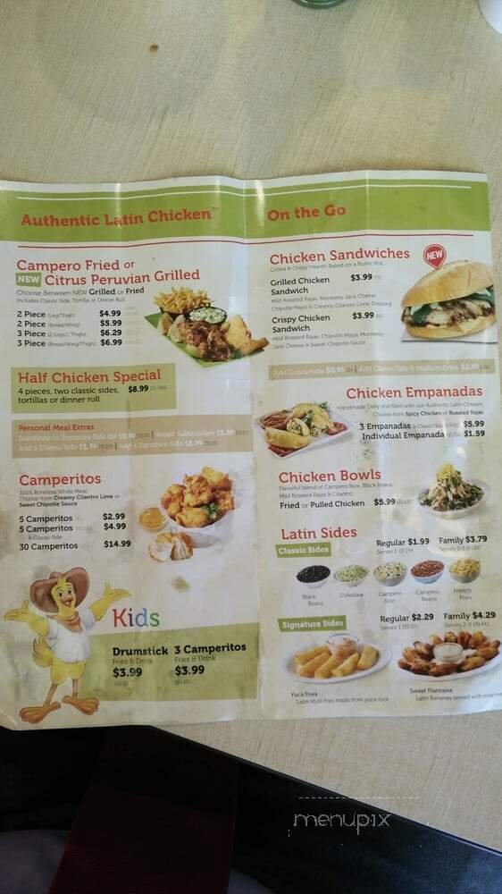 Menu page 2