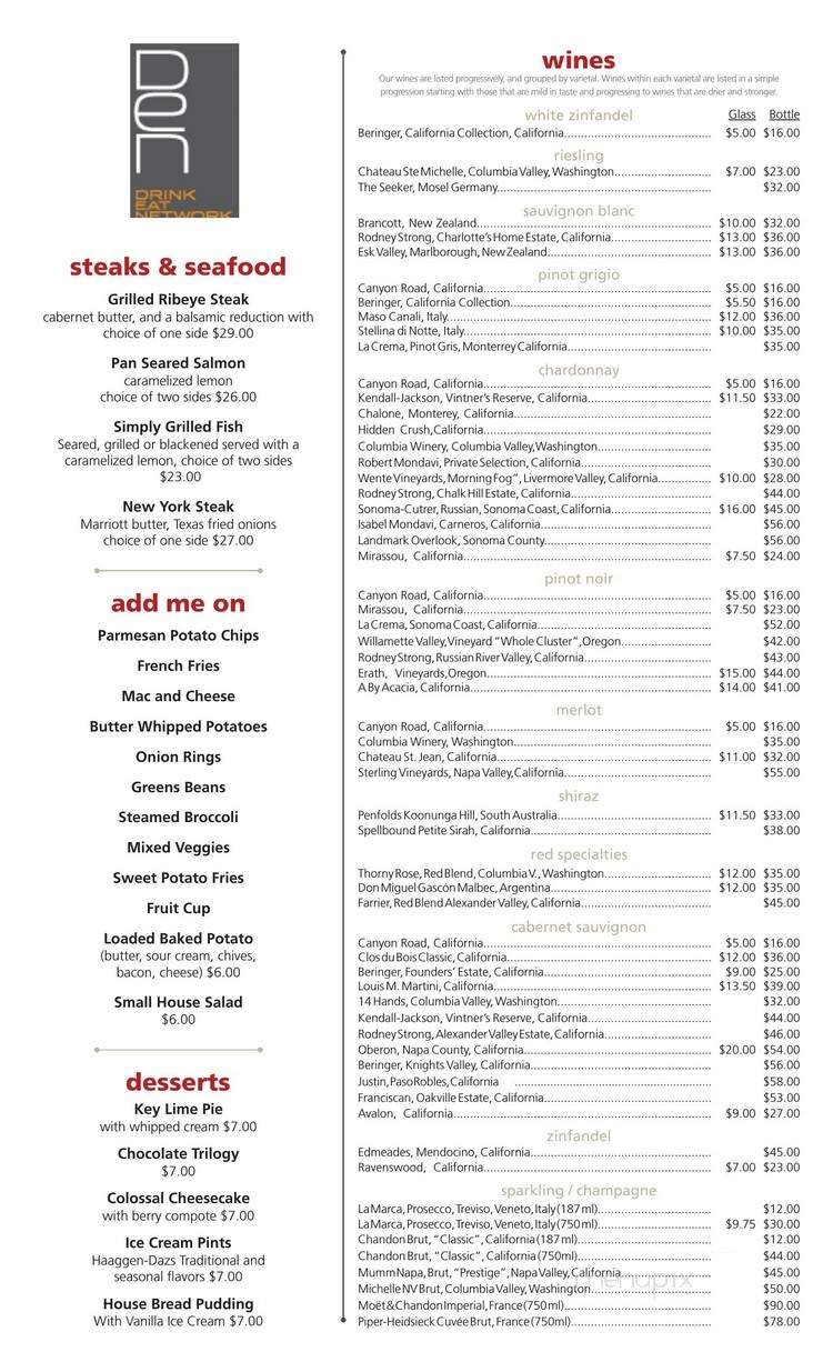 Menu page 2