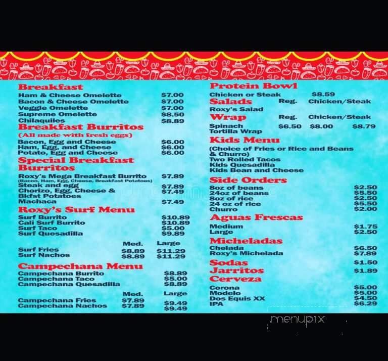 Menu page 2