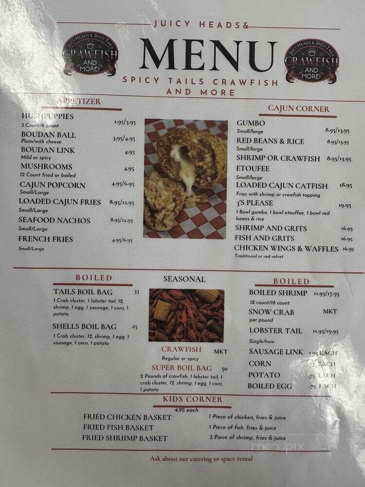 Menu page 1