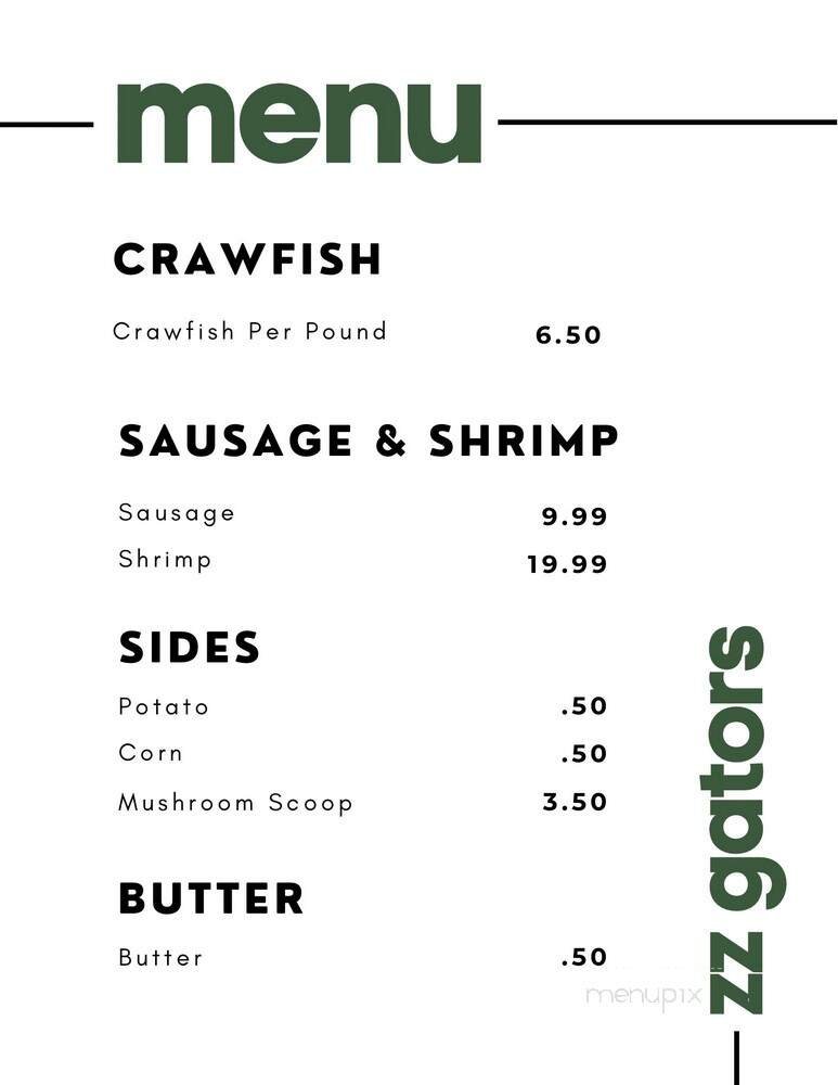Menu page 1