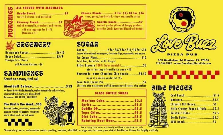 Menu page 2
