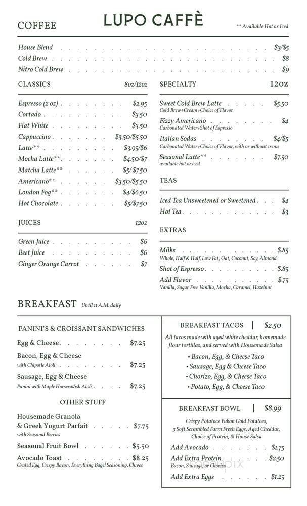 Menu page 2