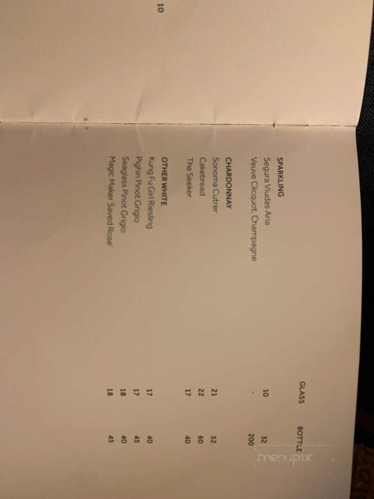 Menu page 1