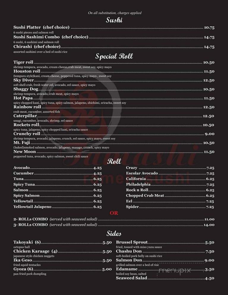 Menu page 2