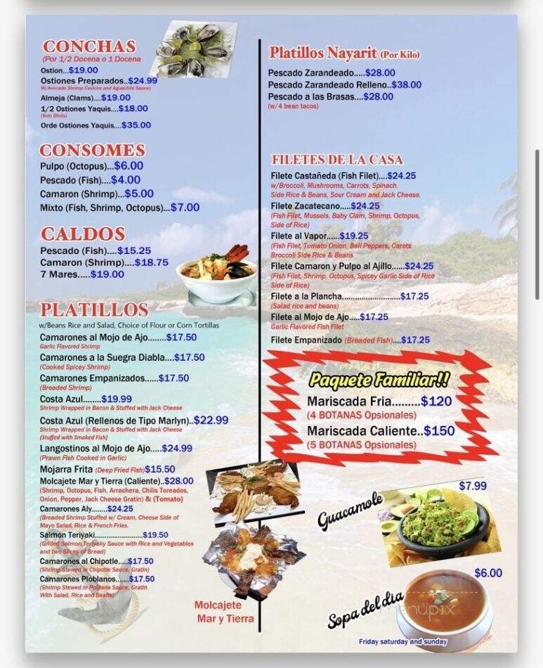 Menu page 2