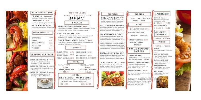 Menu page 2