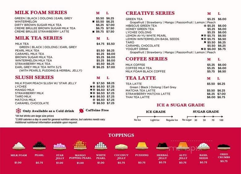 Menu page 1