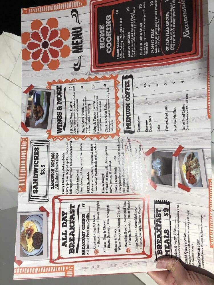 Menu page 1