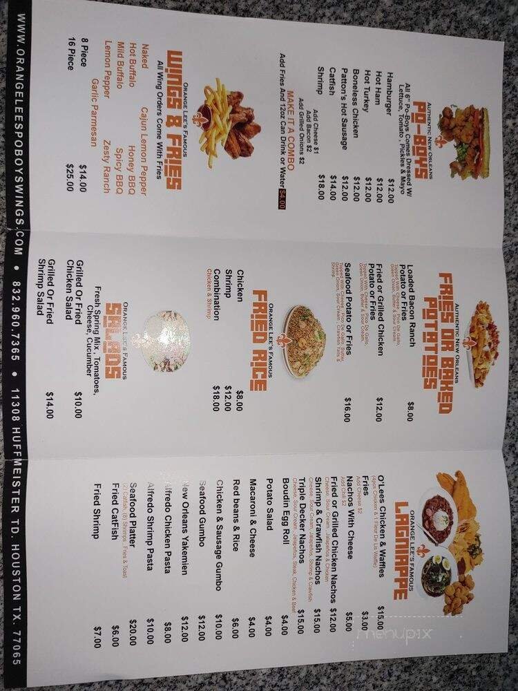 Menu page 1