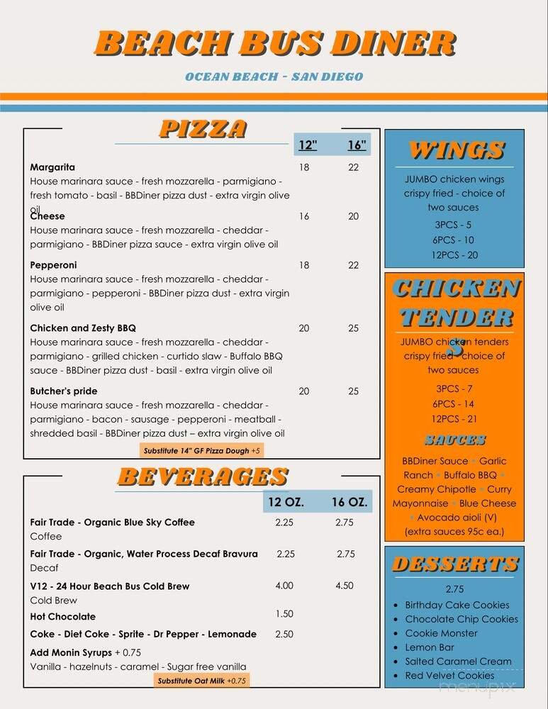 Menu page 2