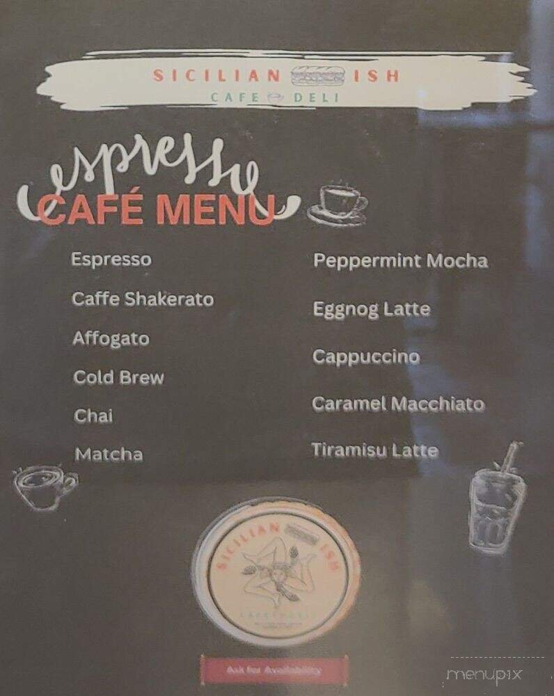 Menu page 1