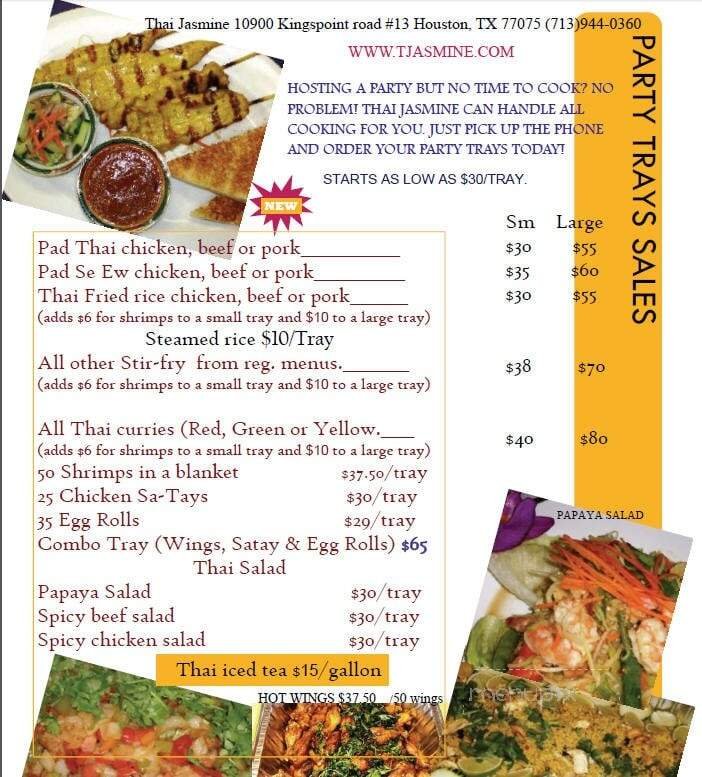 Menu page 1