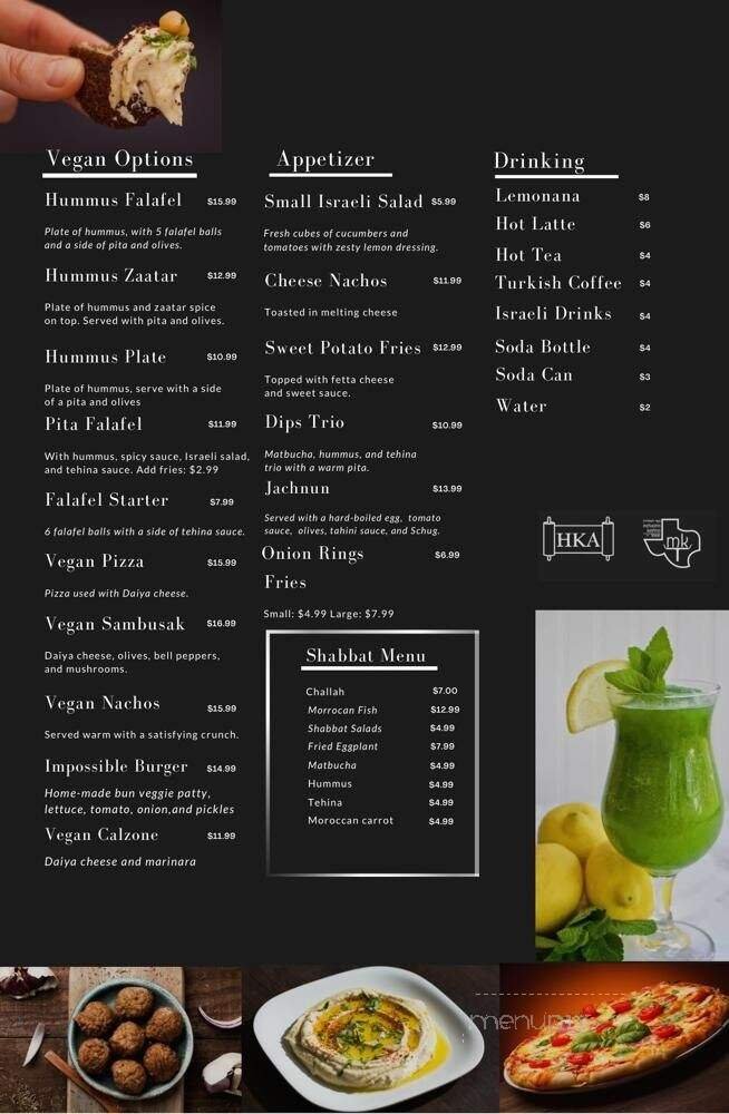 Menu page 2
