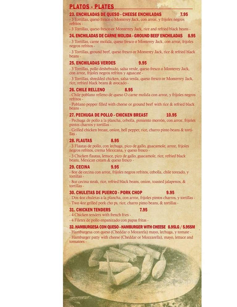 Menu page 2