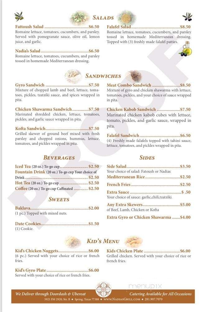 Menu page 2