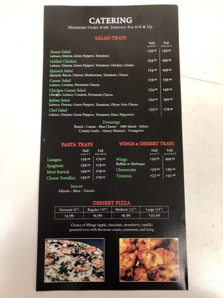 Menu page 1