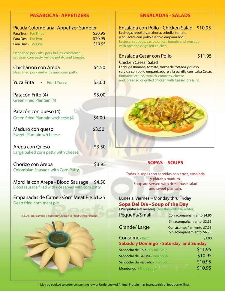 Menu page 2
