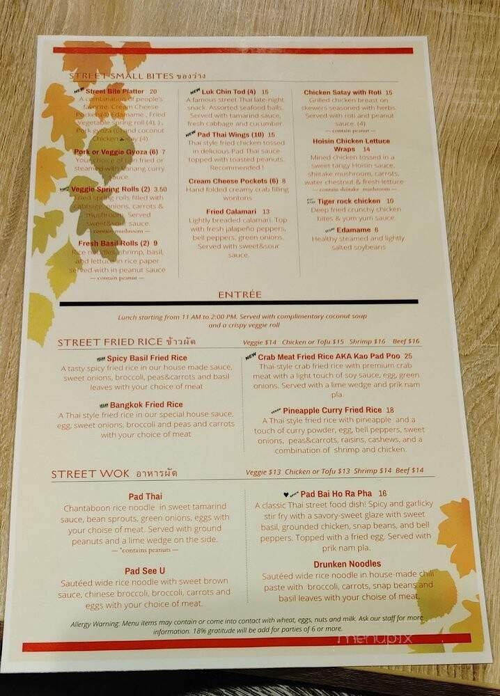 Menu page 2