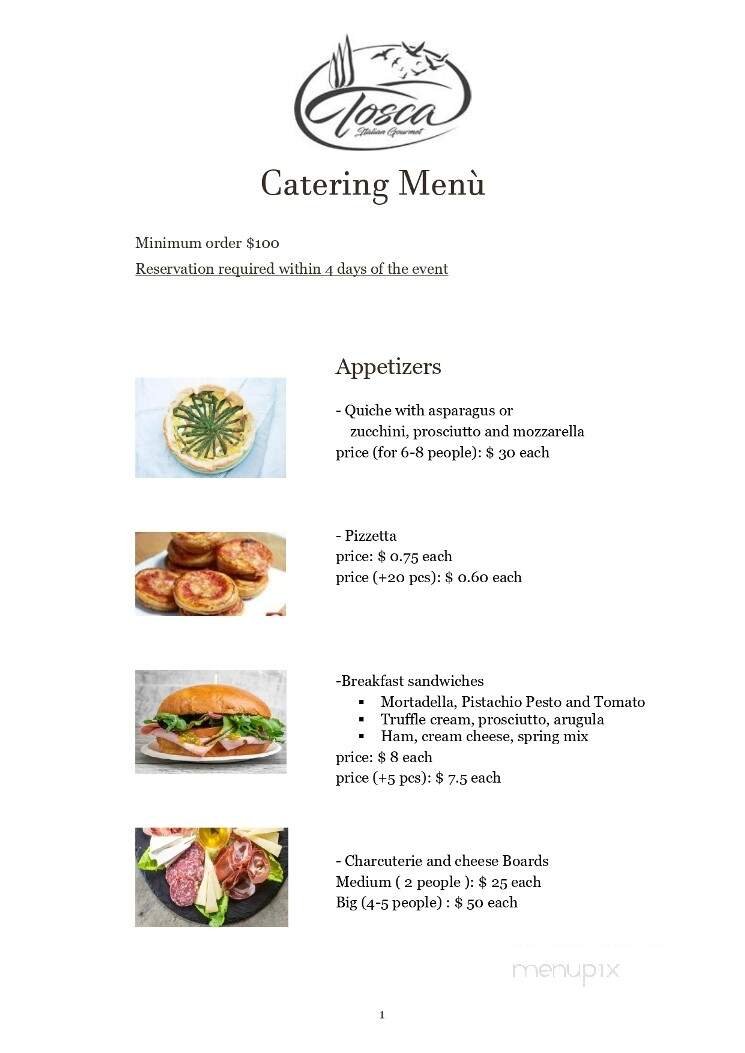 Menu page 1