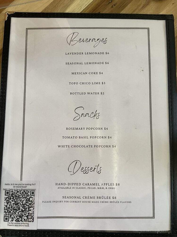 Menu page 2