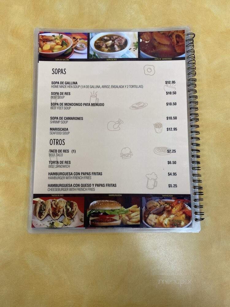 Menu page 2