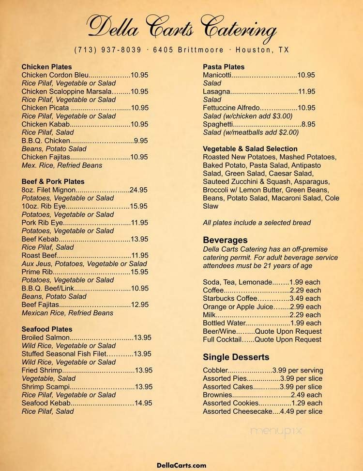 Menu page 2