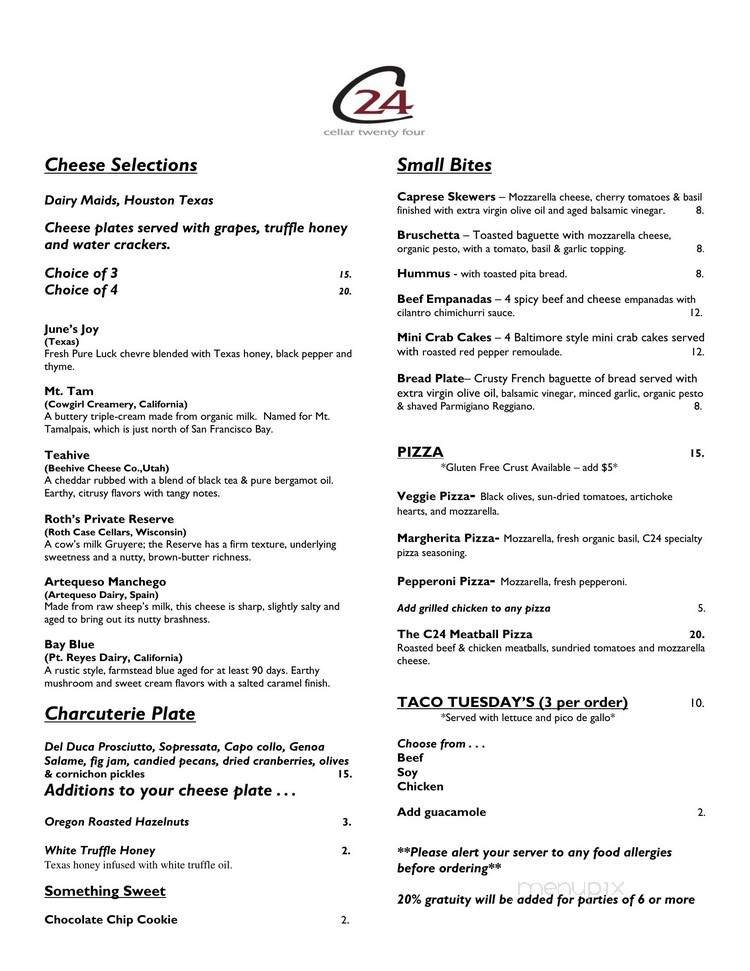 Menu page 2