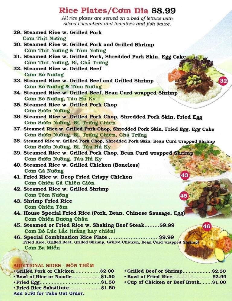 Menu page 2