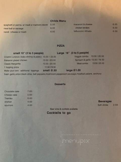 Menu page 3