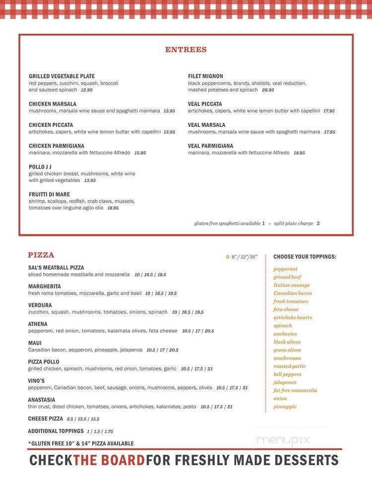 Menu page 2