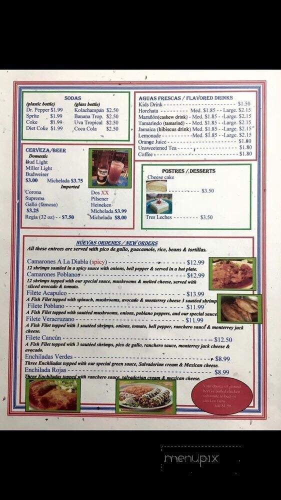 Menu page 2
