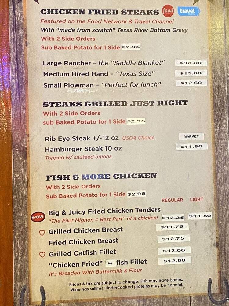 Menu page 1