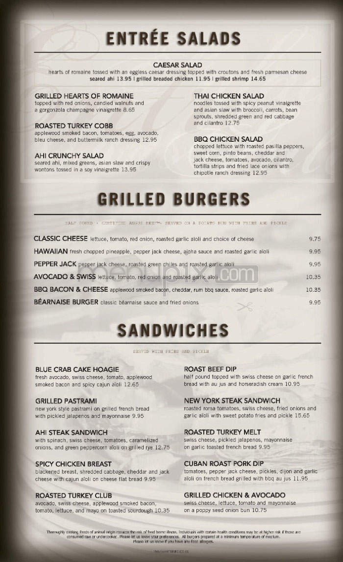 Menu page 2