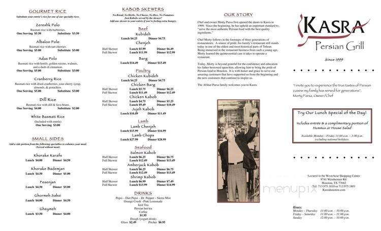 Menu page 2
