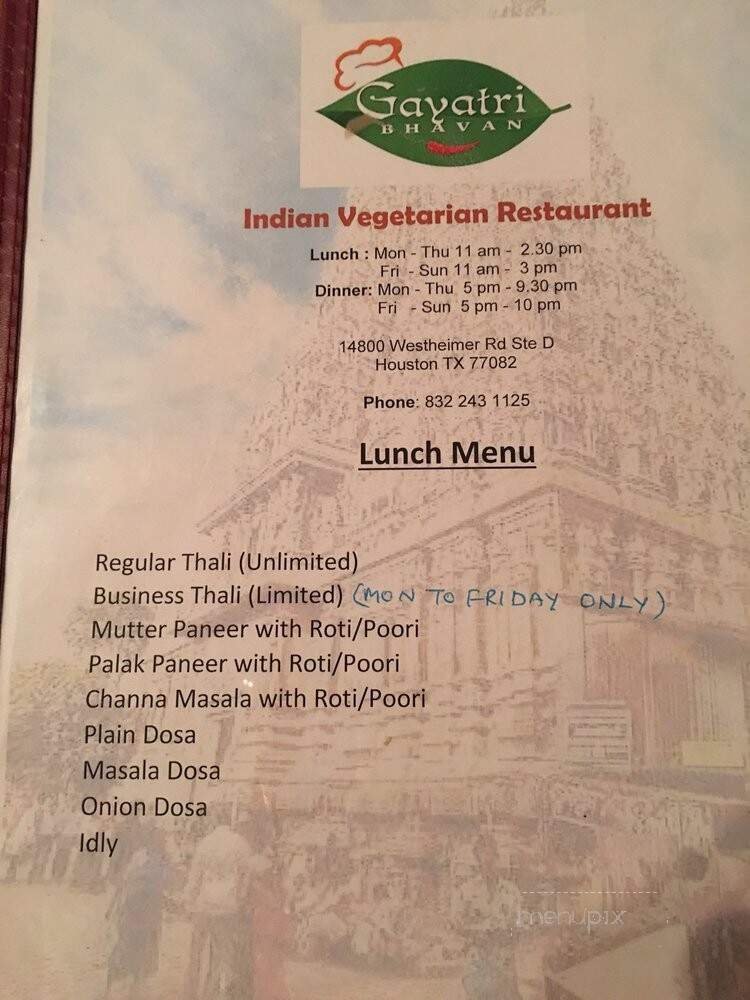 Menu page 2