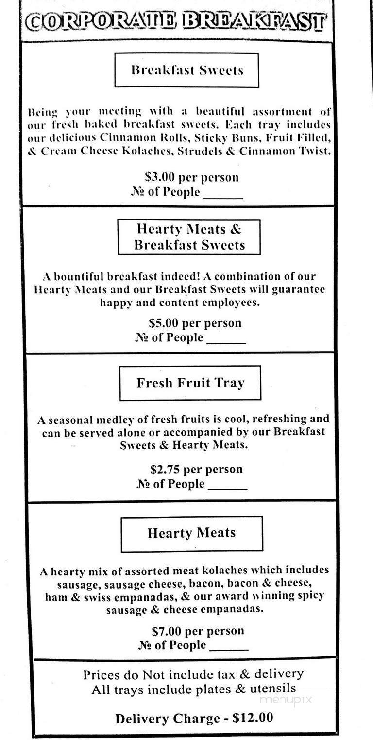 Menu page 2