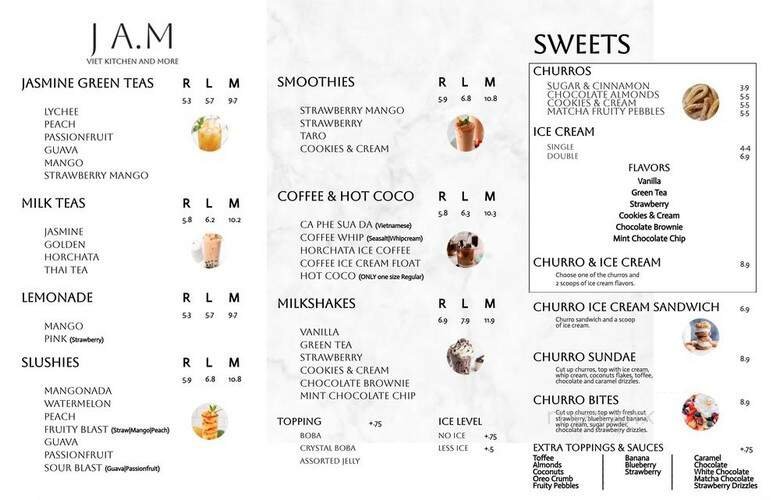 Menu page 1