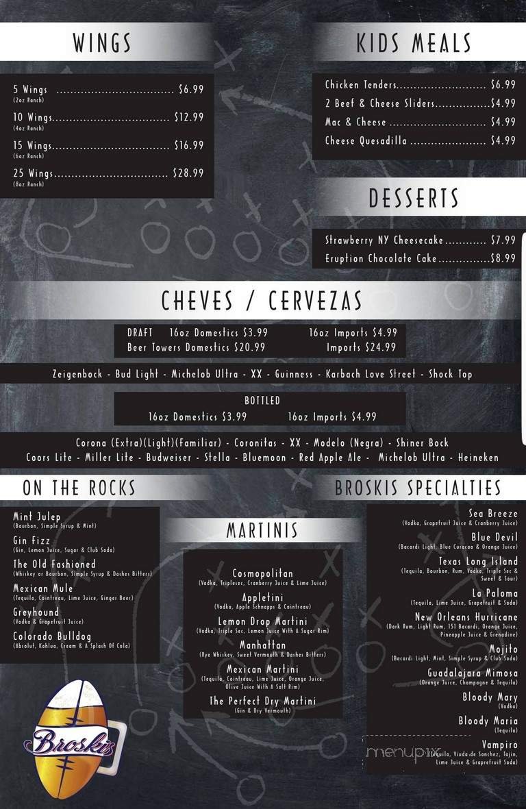 Menu page 2