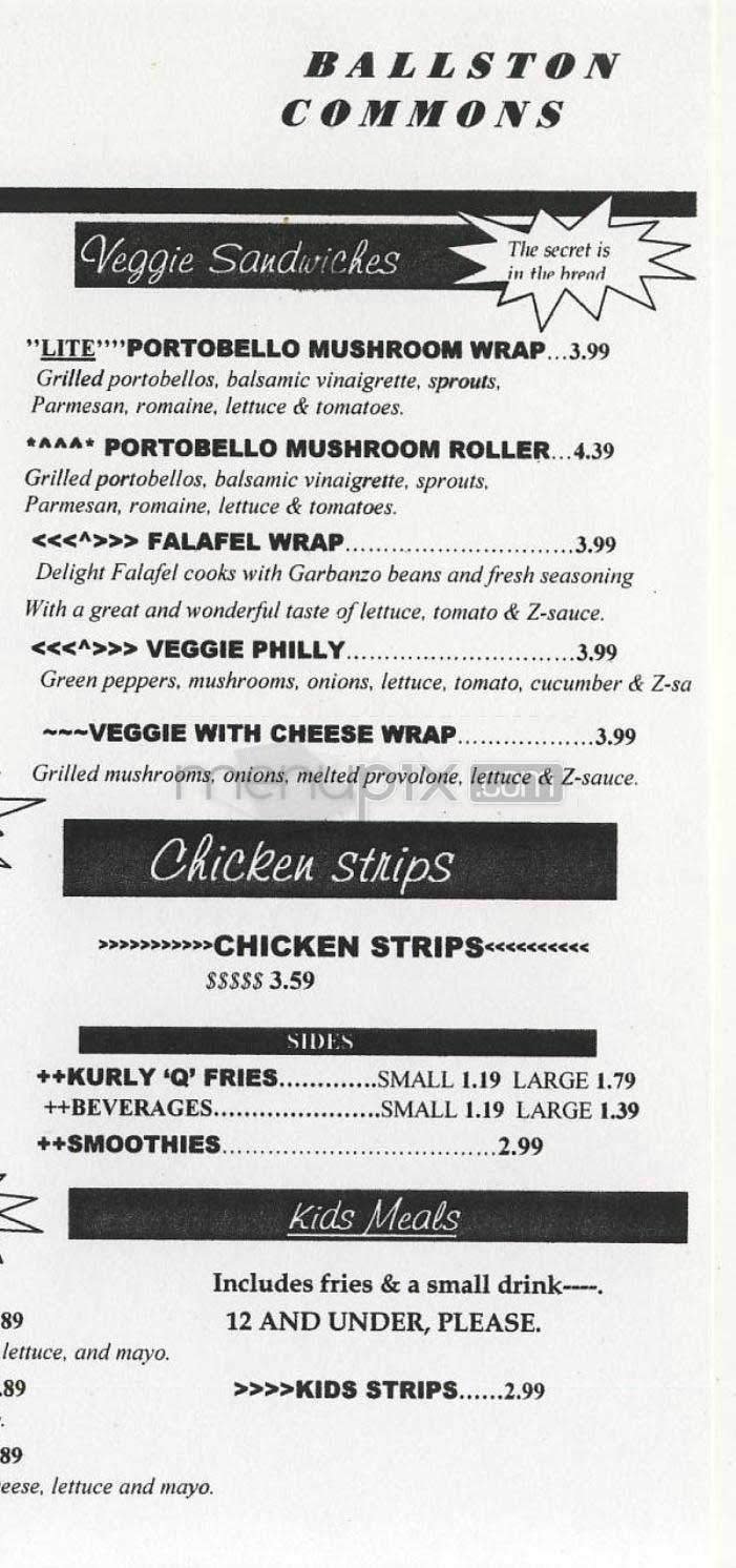 Menu page 2