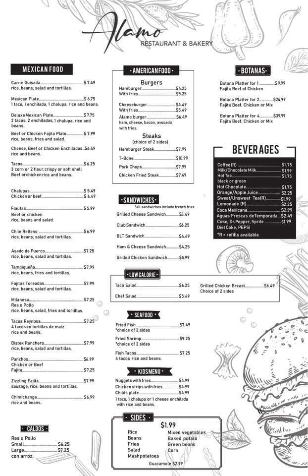 Menu page 2