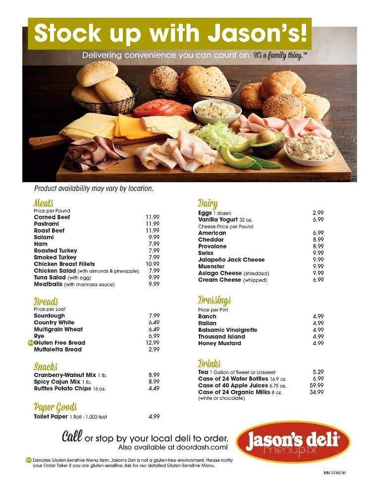 Menu page 2