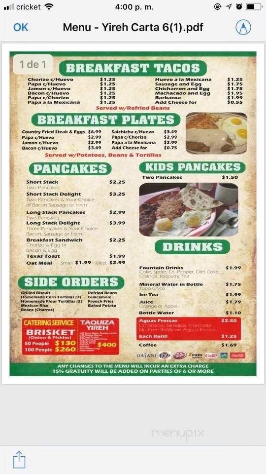 Menu page 2