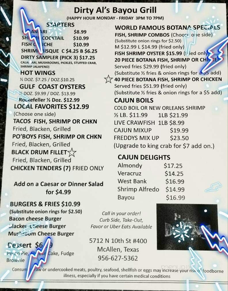 Menu page 2