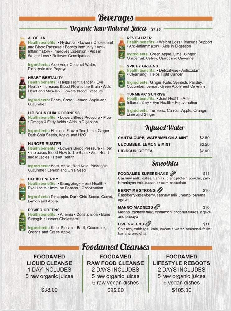 Menu page 1