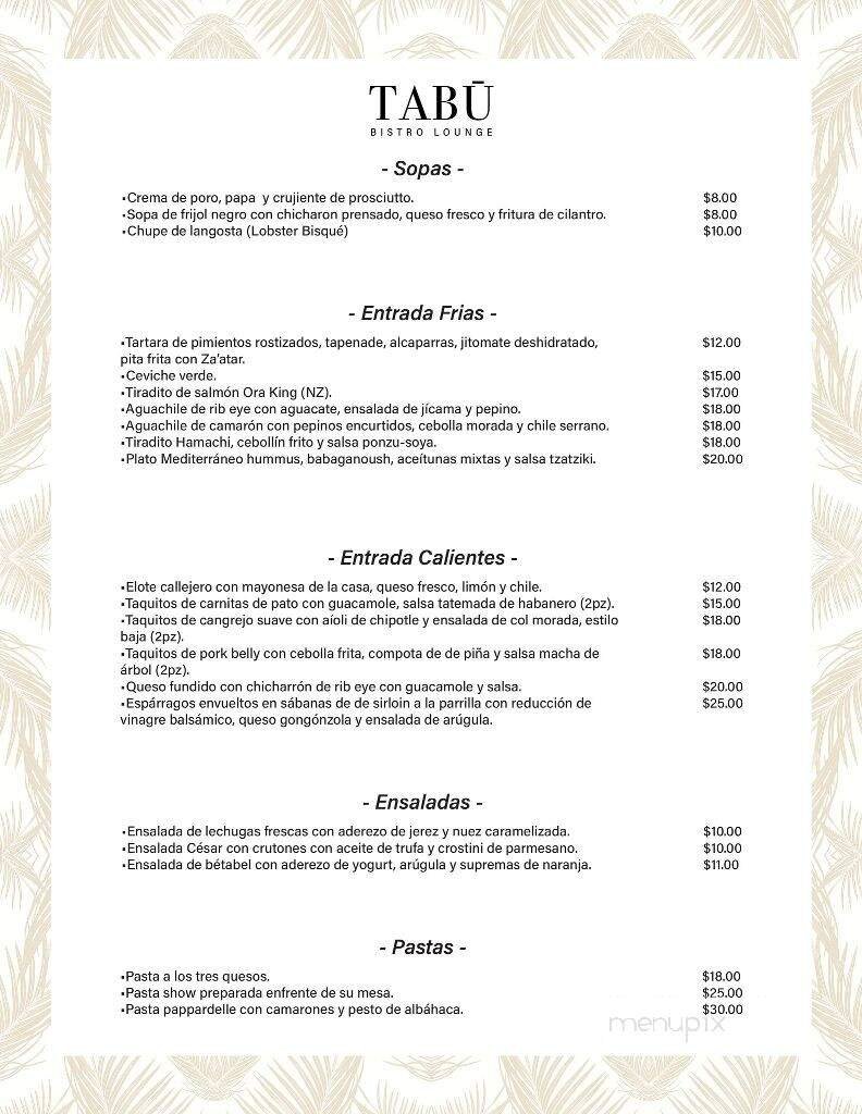 Menu page 2