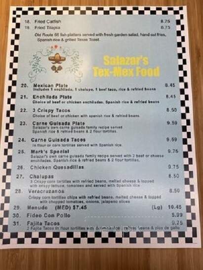 Menu page 2