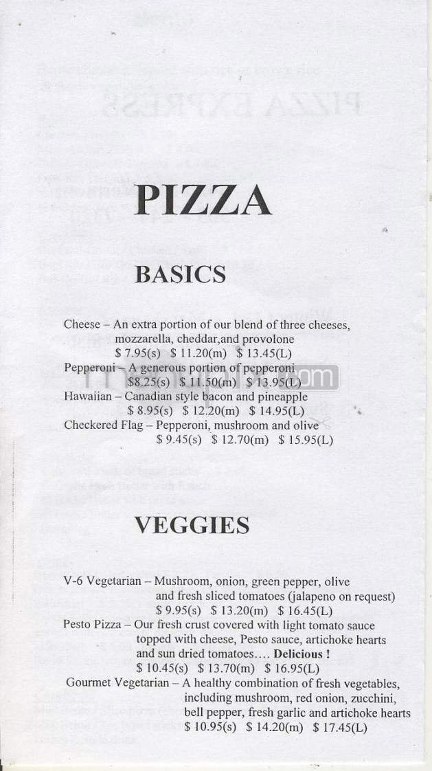 Menu page 2